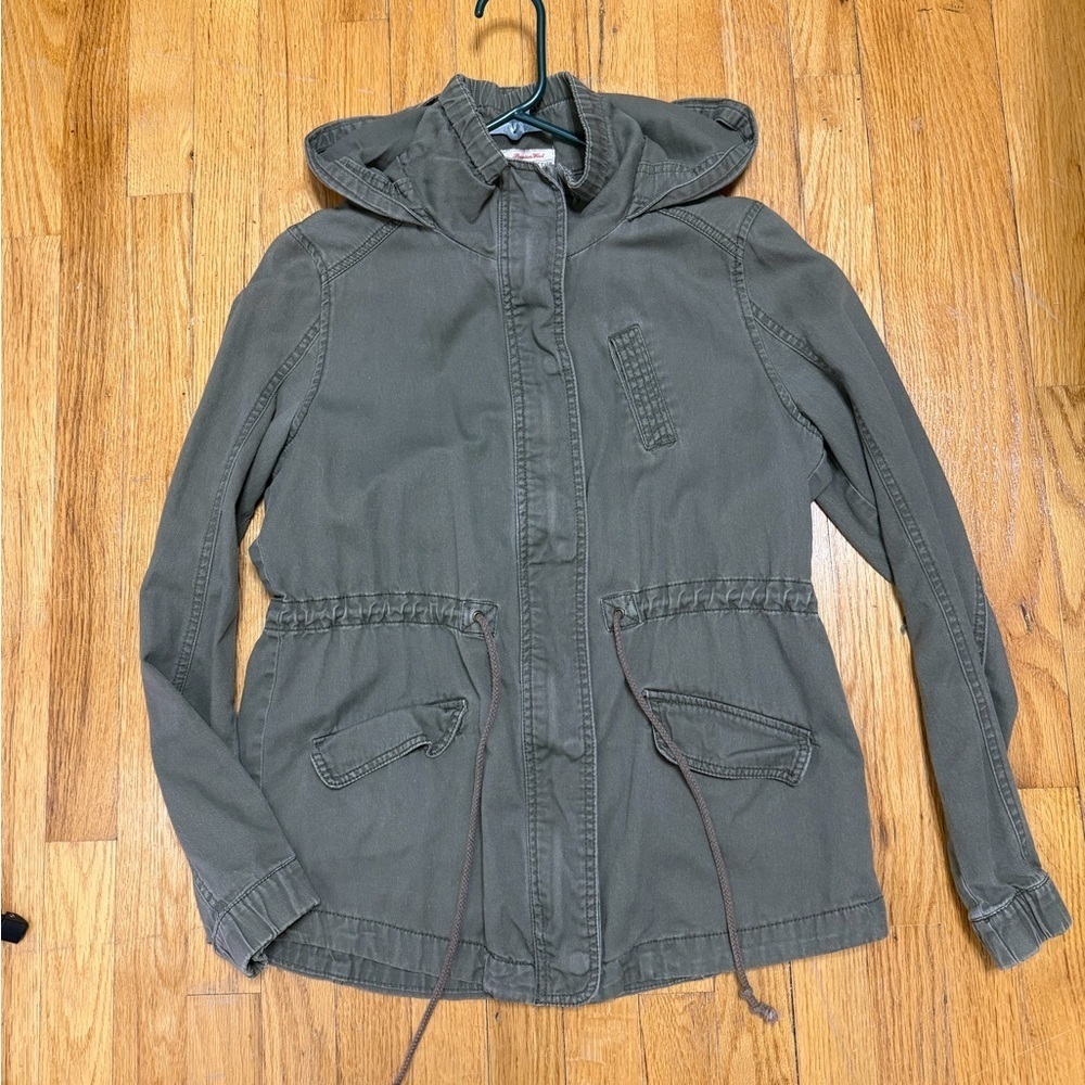 My Bajee Collection by Be Cool Green Utility Jacket #0069